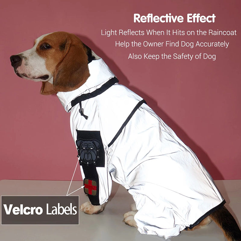 Reflektierender Hunde-Overall: Allwetter-Schutz mit Stil