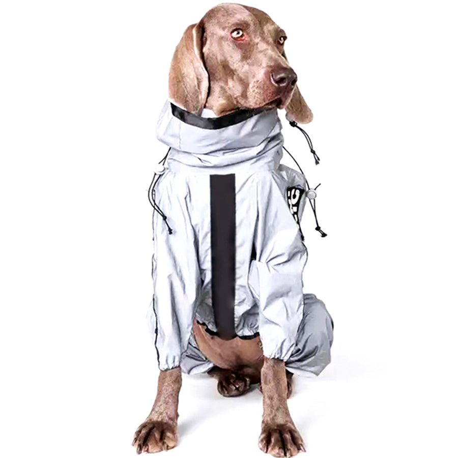 Reflektierender Hunde-Overall: Allwetter-Schutz mit Stil